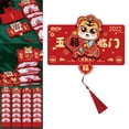 thumbnail image 3 of 6 piezas año Bolsillo rojo Bolsa roja creativa Festival de primavera Matrimonio año chino sobre para dinero 2022 sobre rojo Hongbao Paquet D Yotijar Sobres rojos de año nuevo, 3 of 10