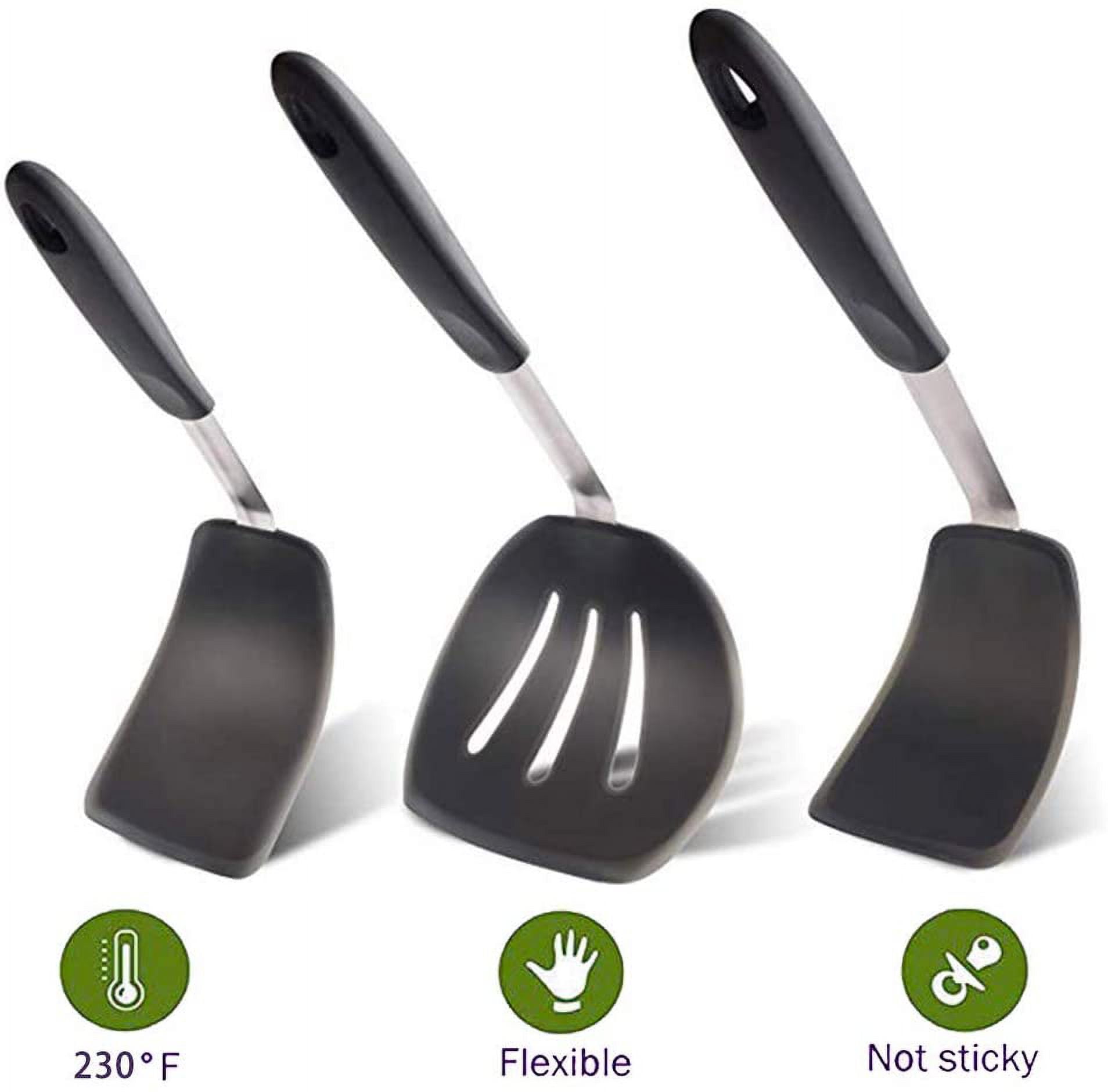 Tongjude Silicone Spurtle Set, Silicone Spatula Set, Heat Resistant Cooking  Utensil for Nonstick Coo…See more Tongjude Silicone Spurtle Set, Silicone