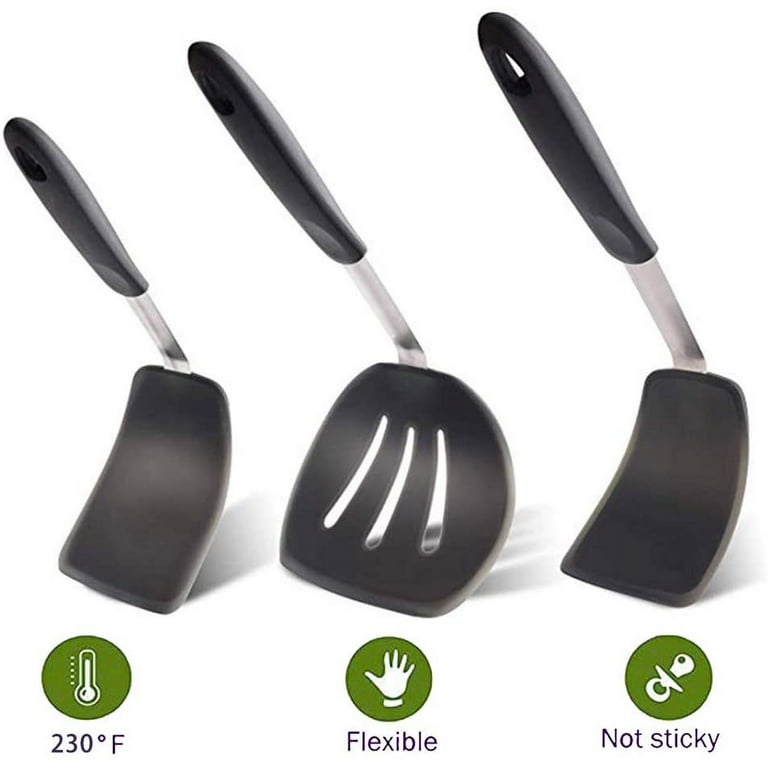 Tongjude Silicone Spurtle Set, Silicone Spatula Set, Heat Resistant Cooking  Utensil for Nonstick Coo…See more Tongjude Silicone Spurtle Set, Silicone