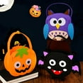thumbnail image 4 of 4Pcs Trick or Treat Bags Halloween DIY Candy Bags Kids' Purse Pumpkin Bucket Snack Bags for Kids Halloween Birthday Party,10.82"×10.43"×7.28", 4 of 6