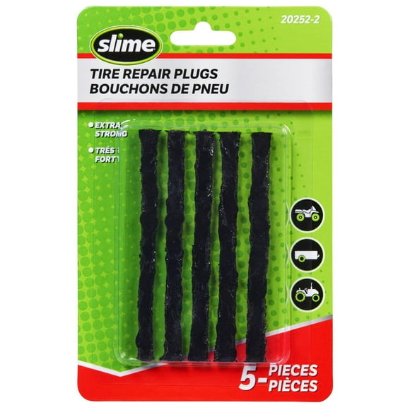 Tiges d’obturation de pneus Slime paquet de 5