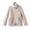 Beige, variant on Women's Faux Shearing Moto Jacket Warm Thick Lined Parka Winter Shearling Coat Leather Jackets Outerwear Black XS