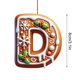 thumbnail image 3 of Adorno de árbol de Navidad con letras del abecedario 26, Característica: Adorno de árbol de Navidad con letras del abecedario 26, Adornos de Navidad personalizados DIY, Decoración de Navidad, Colgante, 3 of 5