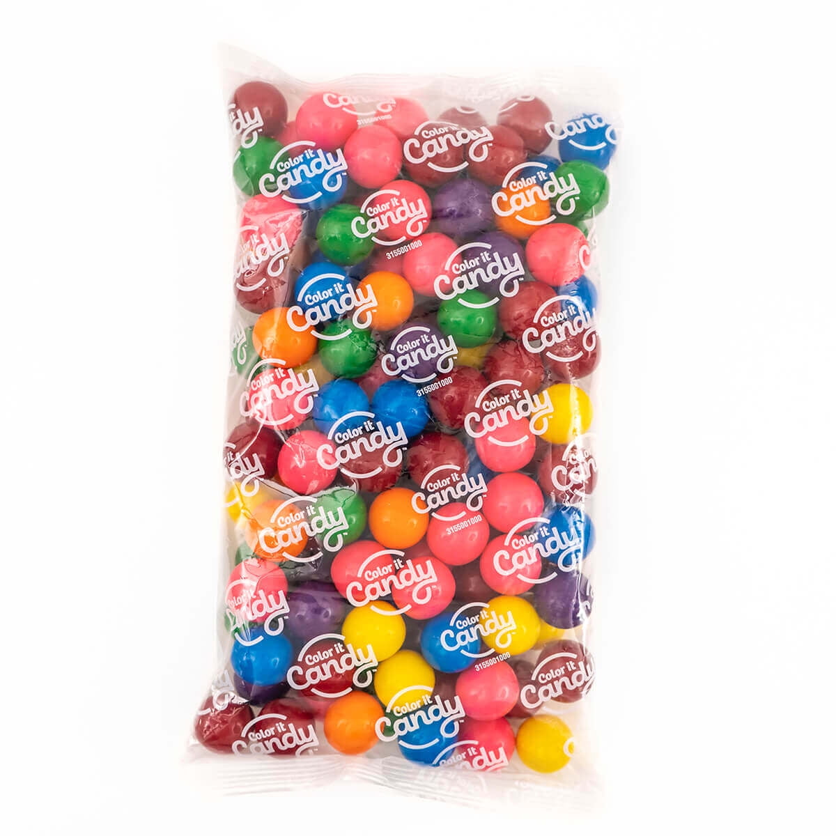Color It Candy Assorted Mix Gumballs 2 lb, Party Favors, Buffets, Centerpieces