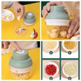 thumbnail image 4 of Mistaha Mini Electric Garlic Chopper Multi-function Food Chopper USB Charging Wireless Garlic Grinder Mincer Cutter for Chopping Vegetables Fruits Onions Garlics Salad Boneless Meat, 4 of 8