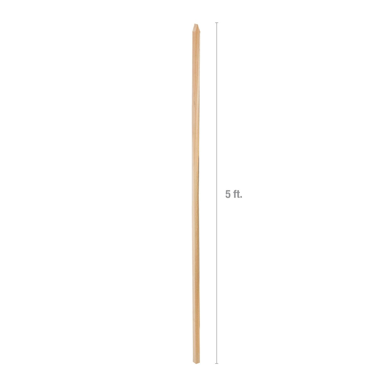 Expert Gardener 5ft Wood Stake 4pc