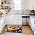 thumbnail image 5 of Easter Bunny & Egg Flannel Non-Slip Rug, Washable Farmhouse Mat for Kitchen Laundry Room Bathroom Decor, 5 of 15