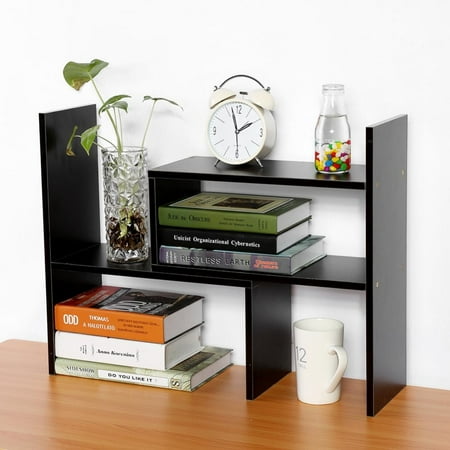 Hilitand Diy Desk Bookcase Table Desktop Storage Rack Display