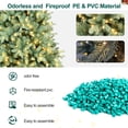 thumbnail image 7 of Mayhihi 4FT Pre-lit Artificial Blue Spruce Christmas Tree with 150 Lights,146 PE &373 PVC Branch Tips,Metal Hinges & Foldable, 7 of 7