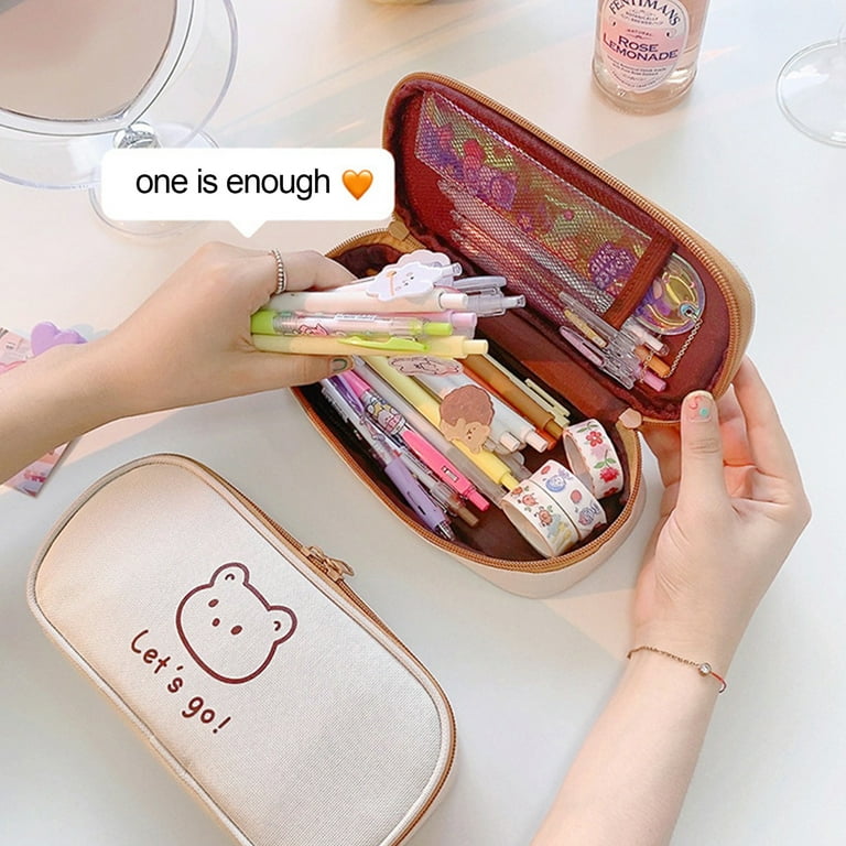 Girl Pen Stationery Box Bags  Pencil Bag Kawaii Girl Case