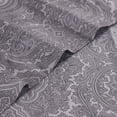 thumbnail image 5 of Cotton Rich 600 Thread Count Italian Paisley Sheet Set  Queen-Dark Grey, 5 of 5