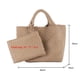 thumbnail image 2 of Bolsa de hombro de moda de hombro tejidos de PU de gran capacidad con monedero de embrague JShteea Para Estrenar, 2 of 6