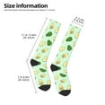 thumbnail image 5 of Fotbe Avocado print Women's Men's Novelty Crew Socks Cotton Socks Knee High Socks for Walking,Running,Nurses,Pregnancy, 5 of 9