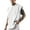 White, variant on TBWNWG Men's Fitness T Shirt Training Pullover Sports Leisure Sleeve Hooded Vest Solid Color for,Size XL