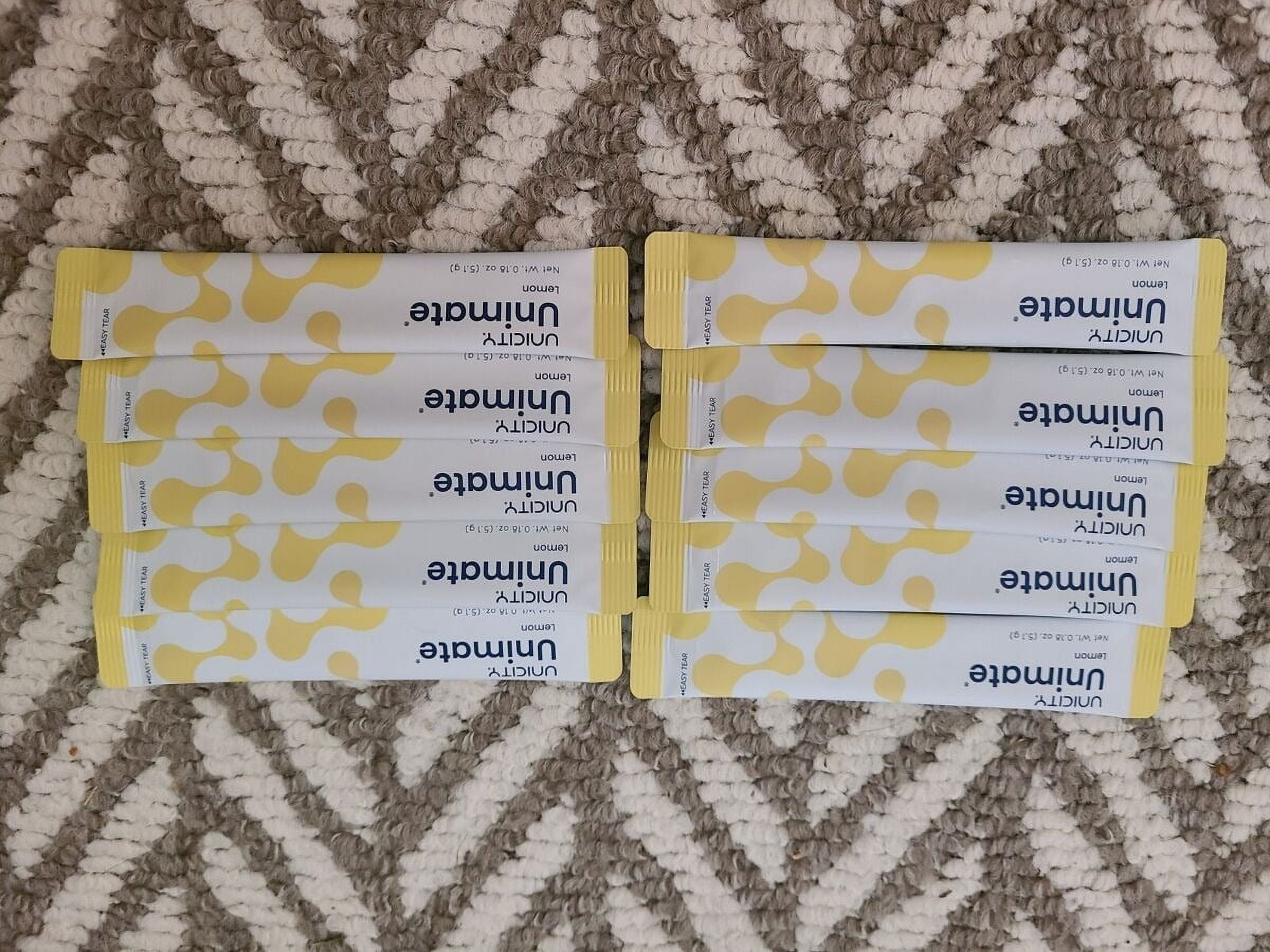 UNICITY UNIMATE LEMON GINGER (10 SACHETS)