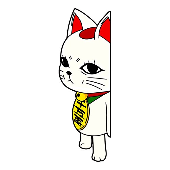 EARLFAMILY 5.1 Inch Turbo Granny Cat Peek Sticker Funny Decal for Windshield Bumper Fuel Tank Cap Anime Car Styling