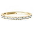 thumbnail image 2 of Aonejewelry 0.20 Carat Round Diamond Wedding Band In 14K Solid Yellow Gold, 2 of 4