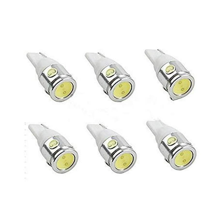 Best to Buy (6-PACK) WHITE Bulb T5 Wedge 2.5W 360Deg LEDs for Malibu 12V AC (Best T5 Bulbs For Veg)