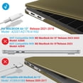 thumbnail image 4 of Funda rígida IBENZER para MacBook Air de 13 pulgadas M1 2018-2022, 4 of 9