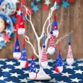 thumbnail image 6 of Hanging Gnome Ornaments Set of 6, Patriotic Gnomes Independence Day Lucky Hanging Ornaments, 6 of 6