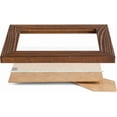 thumbnail image 6 of Rustic Wooden Picture Frame 4x6 Inch - Set of 2-100% Natural Eco Barn Wood with Real Glass - Made for Wall Hanging and Tabletop Display - Honey Brown, 6 of 8