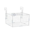 thumbnail image 2 of Acrylic Fish Tank Box Fry Breeder for Aggressive Fish Newborn Fry 15x10x10cm and hook, 2 of 8