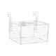 thumbnail image 2 of Caja de aislamiento de acuario Soporte de cría de peces Accesorio de acuario multifuncional transparente de alevines para Guppy Recién nacido 15x10x10cm y gancho Yinane Caso de cría de peces, 2 of 8