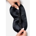 thumbnail image 4 of Fishers Finery 25 Momme 100% Organic Mulberry Silk 3D Sleep Mask (Black), 4 of 5