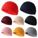 thumbnail image 1 of Gorro de punto con puño de color, gorro de punto cálido unisex, gorro de punto informal de moda de invierno, 1 of 5