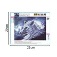 thumbnail image 3 of VONKY 5D DIY Wolf Crystal Needlework Animal Rhinestone Diamond Painting Home Room Decoration Resin Cross Stitch Picture, 3 of 9