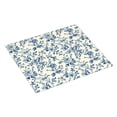 thumbnail image 2 of Rocae Vintage Blue Floral for Drying Mat for Kitchen 16*18 inch Easy to Clean Dish Rack Pad, 2 of 8