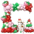 thumbnail image 6 of Strawberry Themed Balloon Chain Garland Balloon Set For First Birthday Arrangement, Children's Party Camping Balloon Decorations, 6 of 7