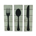 thumbnail image 1 of Farmhouse Flatware 3 Piece Canvas Wall Print Set, 1 of 3