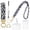 N, variant on Id Holder Cute Stretchy Lanyards for Teachers Women with Retractable Neck Strap up to 30 Inches Anti-Loss Metal Clip for Badge Keys Phone Hands-Free