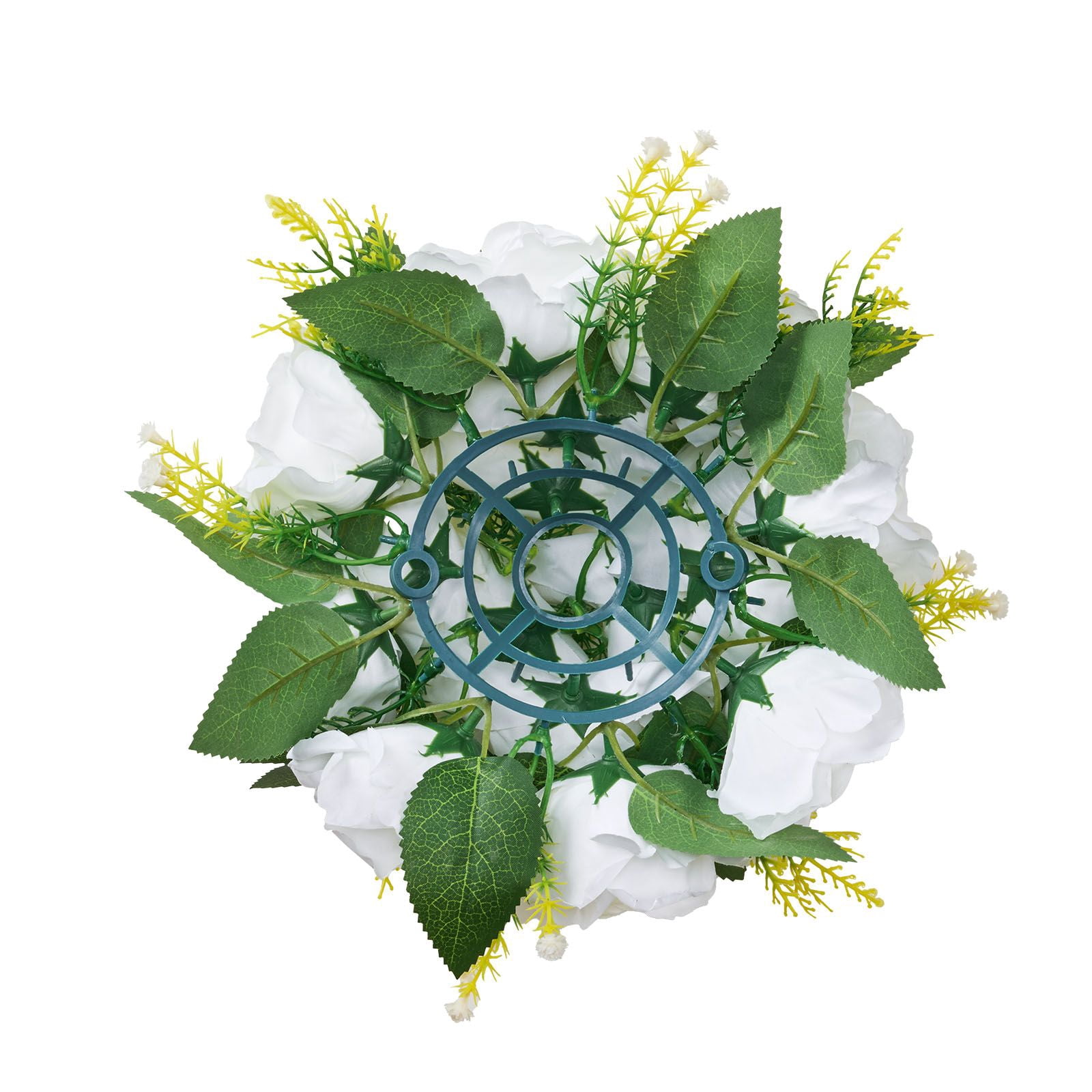 Artificial Flower Balls 10-Pack 9.5 Inch Silk Rose Centerpieces for Wedding Party Table Decor