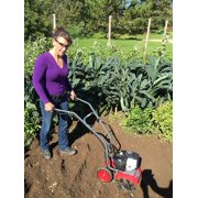 GardenTrax Gasoline Tiller W/4-Cycle Powerful 38cc Red Mini Cultivator