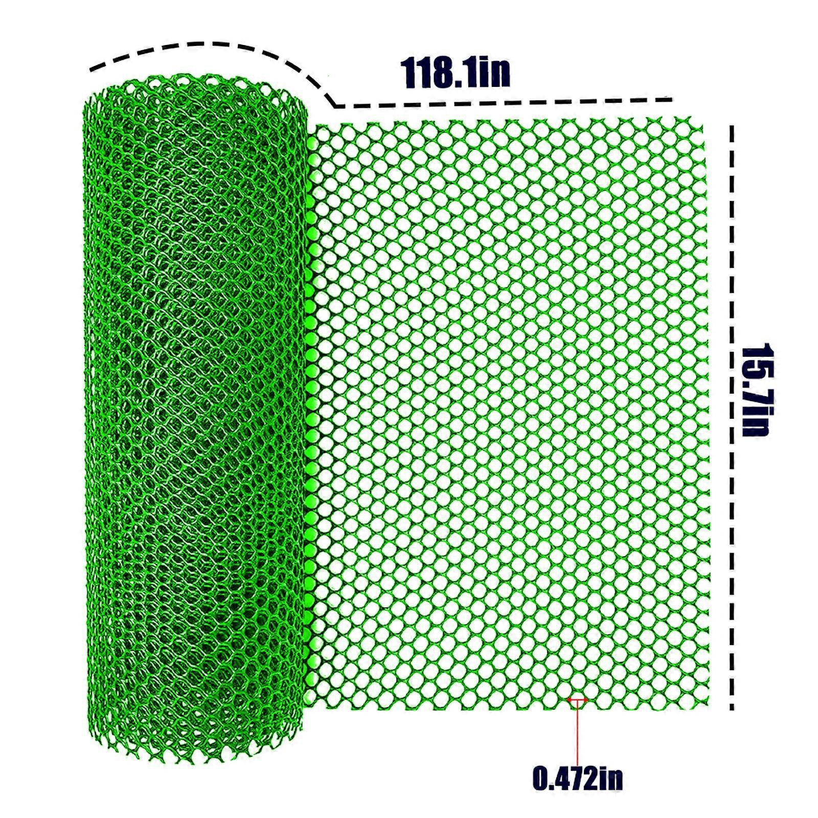 AWESHADES Plastic Garden Fencing Net Chicken Wire Mesh Roll DIY Projects Supplies