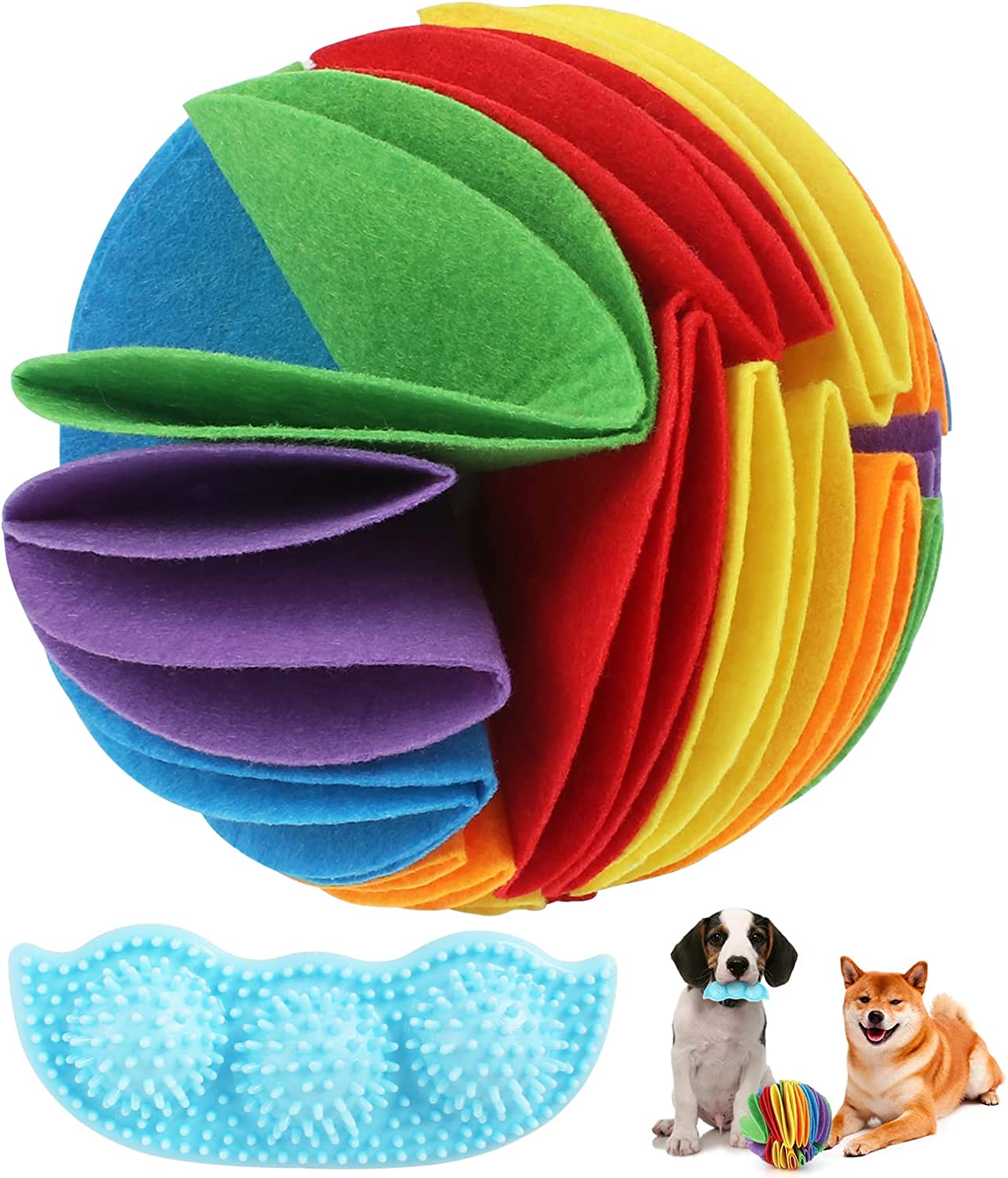 Guichangkai Snuffle Ball For Dogs, Snuffle Mat Interactive Dog Toys