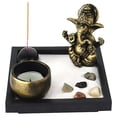thumbnail image 1 of Elefante Dios Zen Mesa De Arena Decoración Creativa Candelabro Portavelas Mini Jardín Zen Arenero Ornamento Hogar Sala De Estar Decoración De Regalo Advancent HA022474-00, 1 of 7