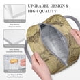 thumbnail image 3 of Balery Vintage World Map Bolsa de Almuerzo para Mujeres, Caja de Almuerzo, Bolsa de Almuerzo Pequeña Impermeable, Tote de Almuerzo Reutilizable con Gran Capacidad, 3 of 6