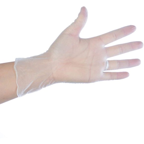 Medisafe Disposable Vinyl Gloves 100 Pcs - Large