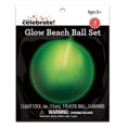thumbnail image 3 of Green Glow Inflatable Beach Ball, 18", by Way To Celebrate, 3 of 5