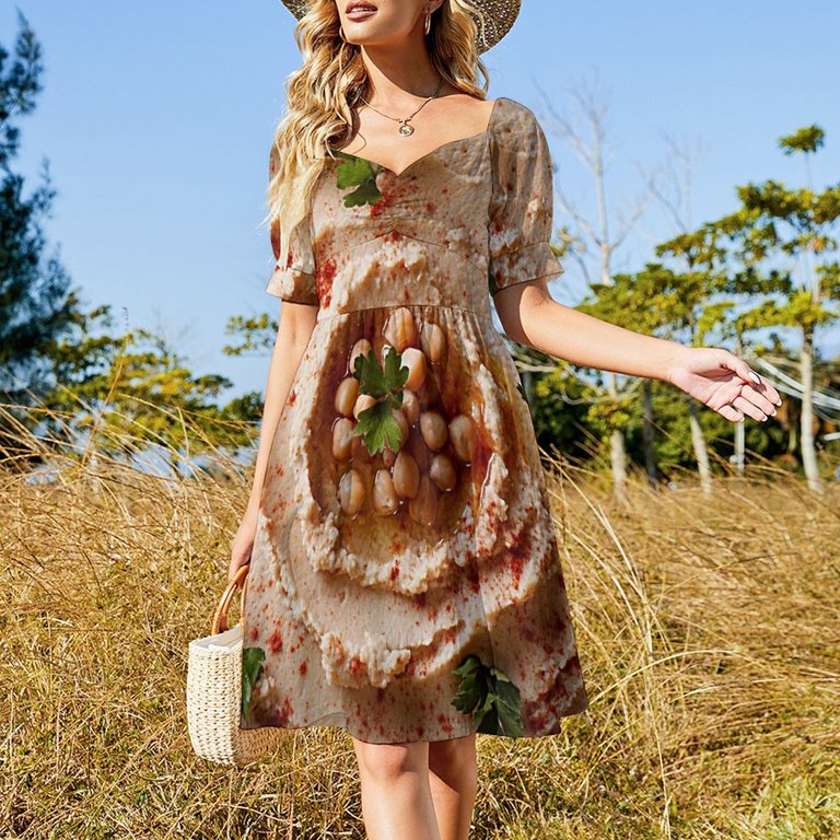 knee length dresses for ladies Simple A-Line Halter Sleeveless Chiffon Long Beach Summer Wedding Dress  with Lace OKH89  Demodresses