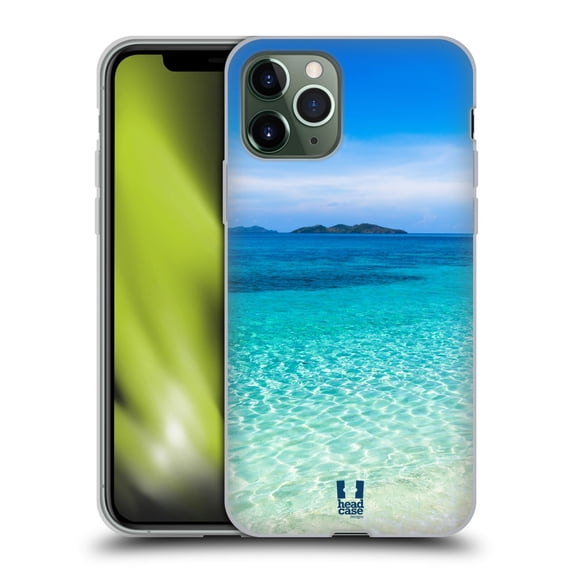 Head Case Designs Beautiful Beaches Tropical Sandy Beach Malcapuya Soft Gel Case Compatible with Apple iPhone 11 Pro
