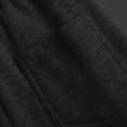 thumbnail image 7 of TOWED22 Girls Sweatpants Kids Wide Leg Front Seam Pants Elastic Waist Baggy Causal Athletic Joggers with Pockets(Black,10-12 Y), 7 of 7