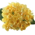 thumbnail image 2 of Hydrangea Artificial Flowers, Artificial Hydrangeas Silk Flowers for Home Decor Indoor, Wedding Flowers Bouquets Faux Flowers Kitchen Centerpiece Table Decorations (Yellow) 19.6Inches, 2 of 9