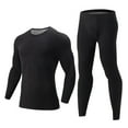 thumbnail image 4 of Gyexs Thermal Underwear for Women - Thermal Underwear for Women Plus Size, Lightweight Long Sleeve Shirts Plus Size Clothes, Black, Size L, 4 of 4