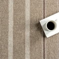 thumbnail image 6 of Rugs USA Toluca Striped Wool Area Rug, 9' 6" x 13' 6", Toluca Taupe, 6 of 8
