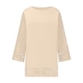thumbnail image 5 of Kelon Long Sleeve Shirts for Women Cowl Neck Boho Tops Outfits Trendy Clothes 2026 Casual Summer Tshirt, XL, 5 of 7