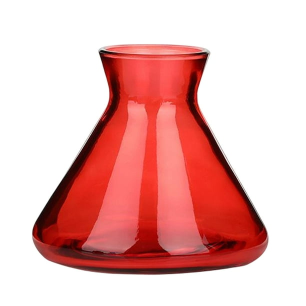Frasco de vidrio para fragancias, recipiente para almacenar fragancias, frascos reutilizables Rojo
